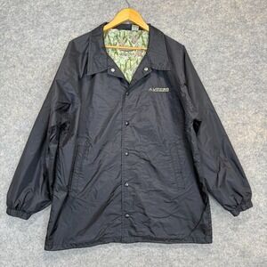 Upper Playground Coaches Jacket Men XL Sam Flores Art Streetwear Lined Windbreak